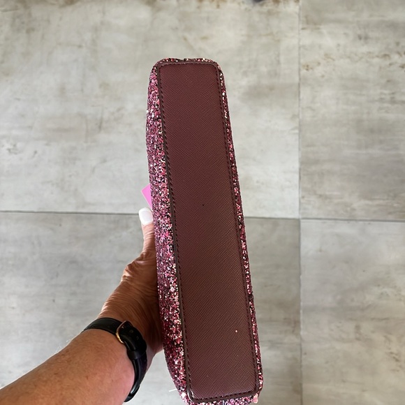 Kate Spade Burgundy Glitter Crossbody Bag - Picture 4 of 5